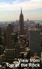 NYC view Empire State